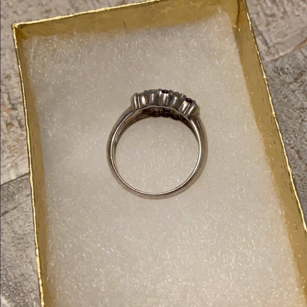 Sterling Multi-Gemstone Party Ring - image 5